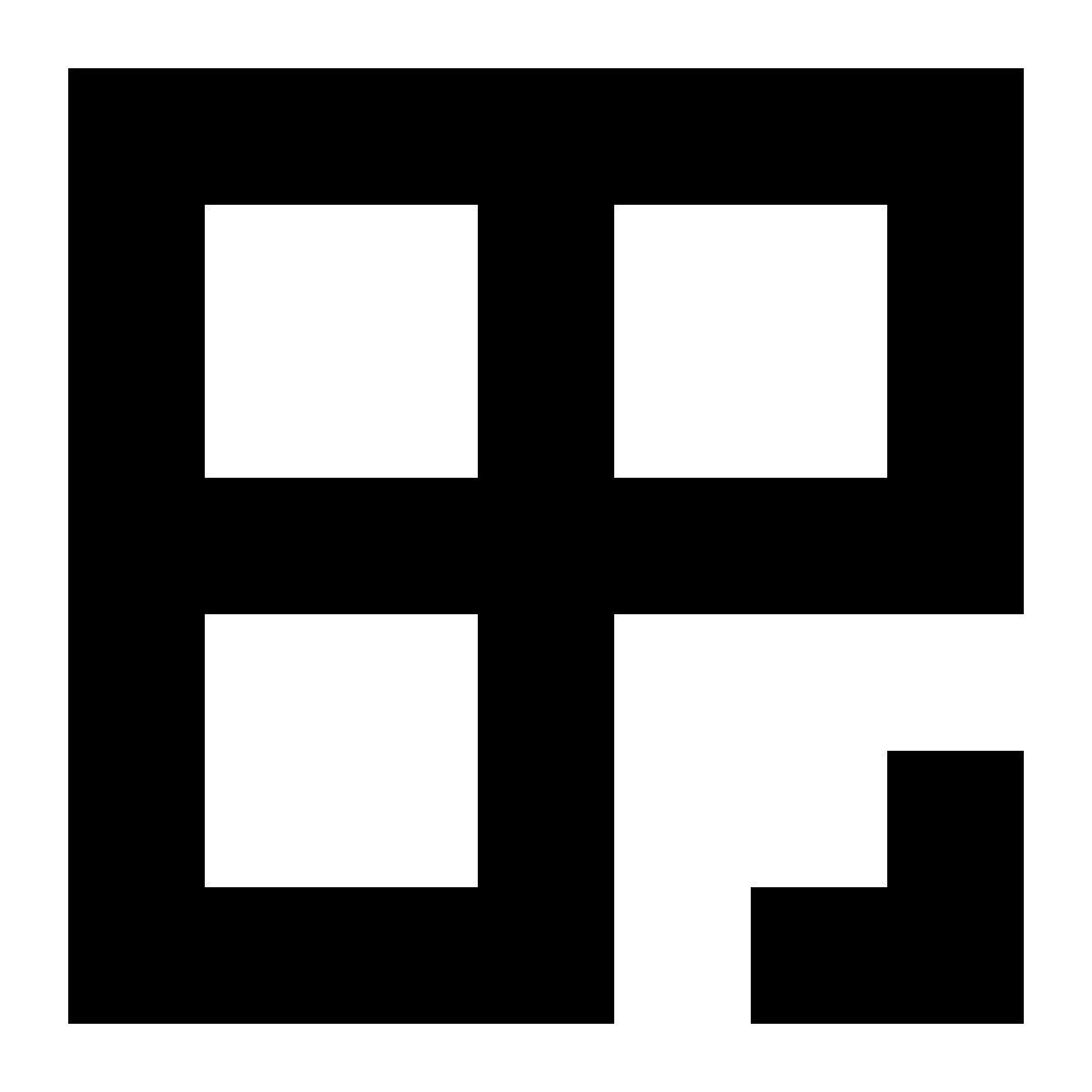 tiny glyph style data sheet icon