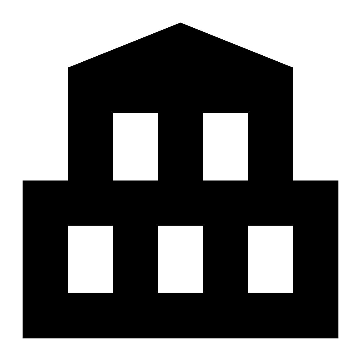 tiny glyph style department icon