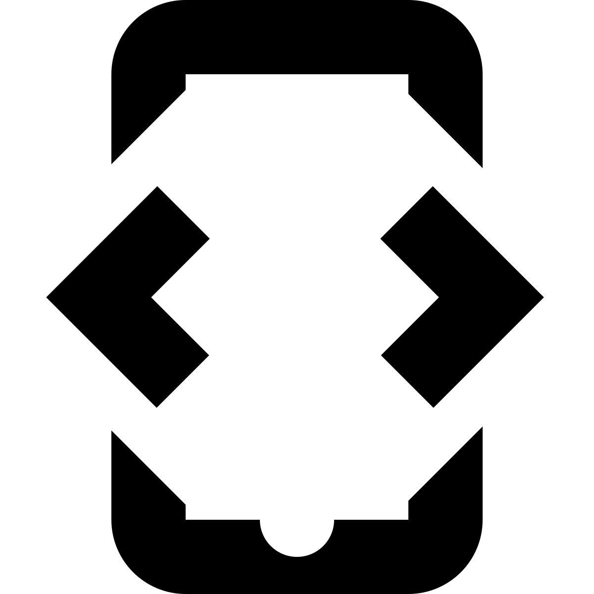 tiny glyph style developer mode icon