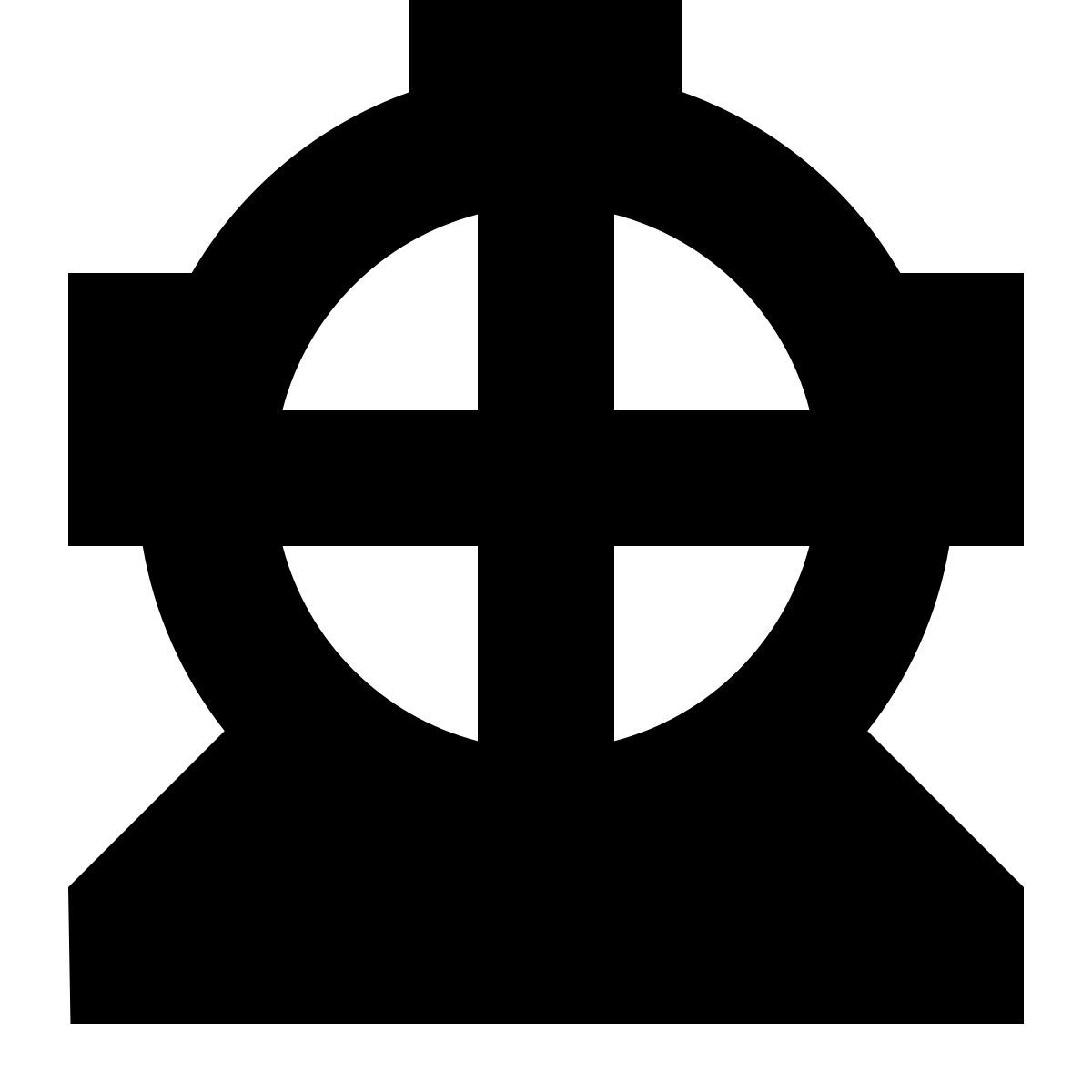 tiny glyph style diver helmet icon
