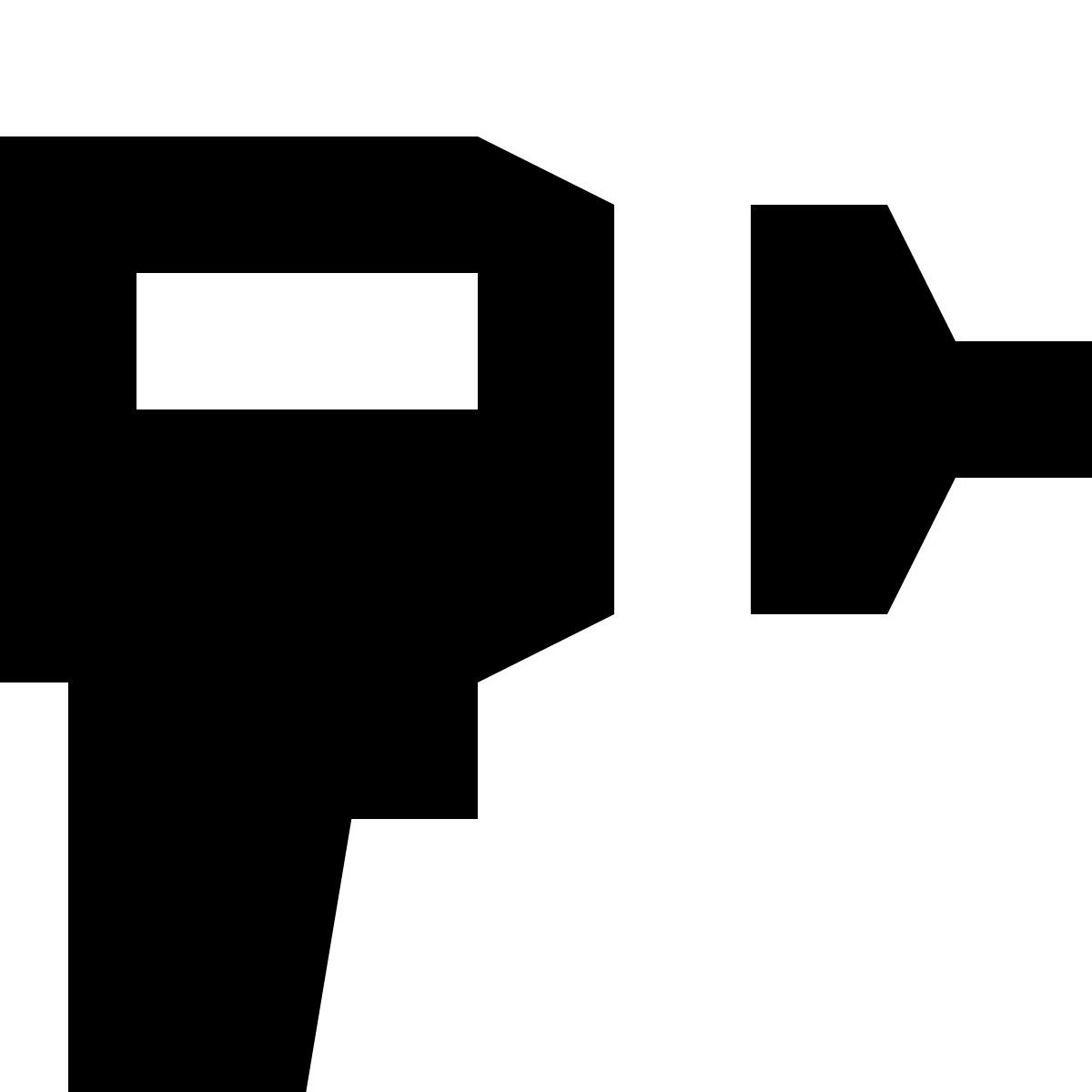 tiny glyph style trapano icon