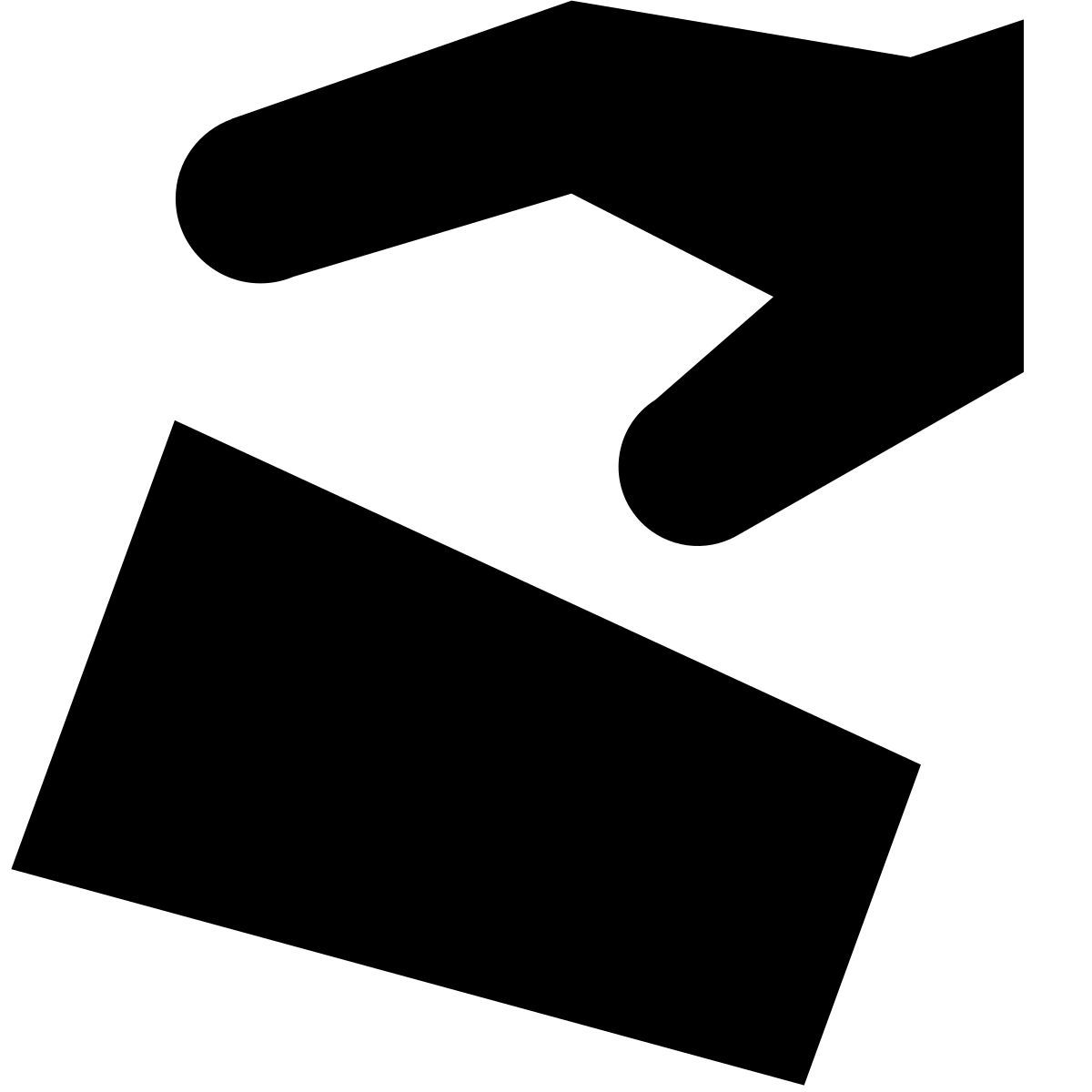 tiny glyph style 유리잔 떨어뜨리기 icon