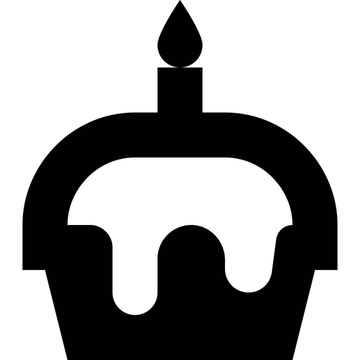 tiny glyph style bolo de páscoa icon