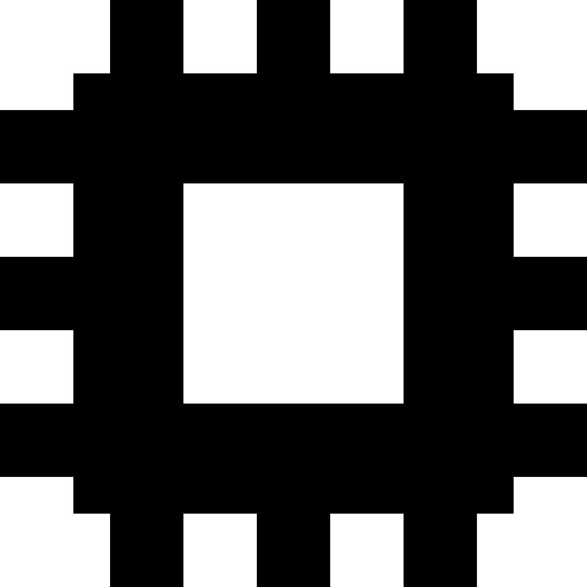 tiny glyph style électronique icon