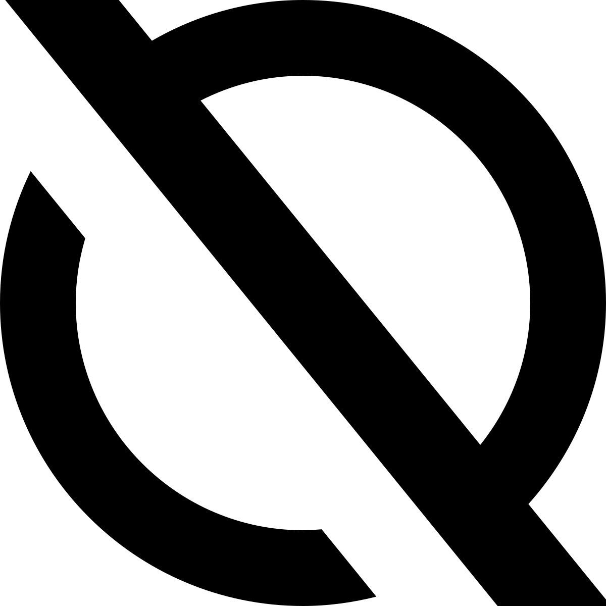 tiny glyph style set vide icon