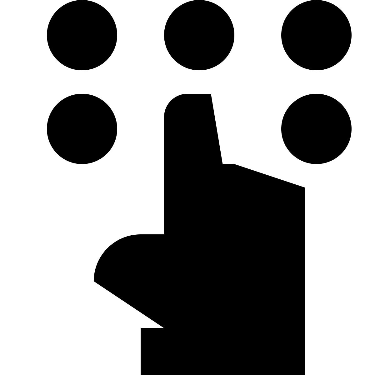 tiny glyph style pin eingeben icon