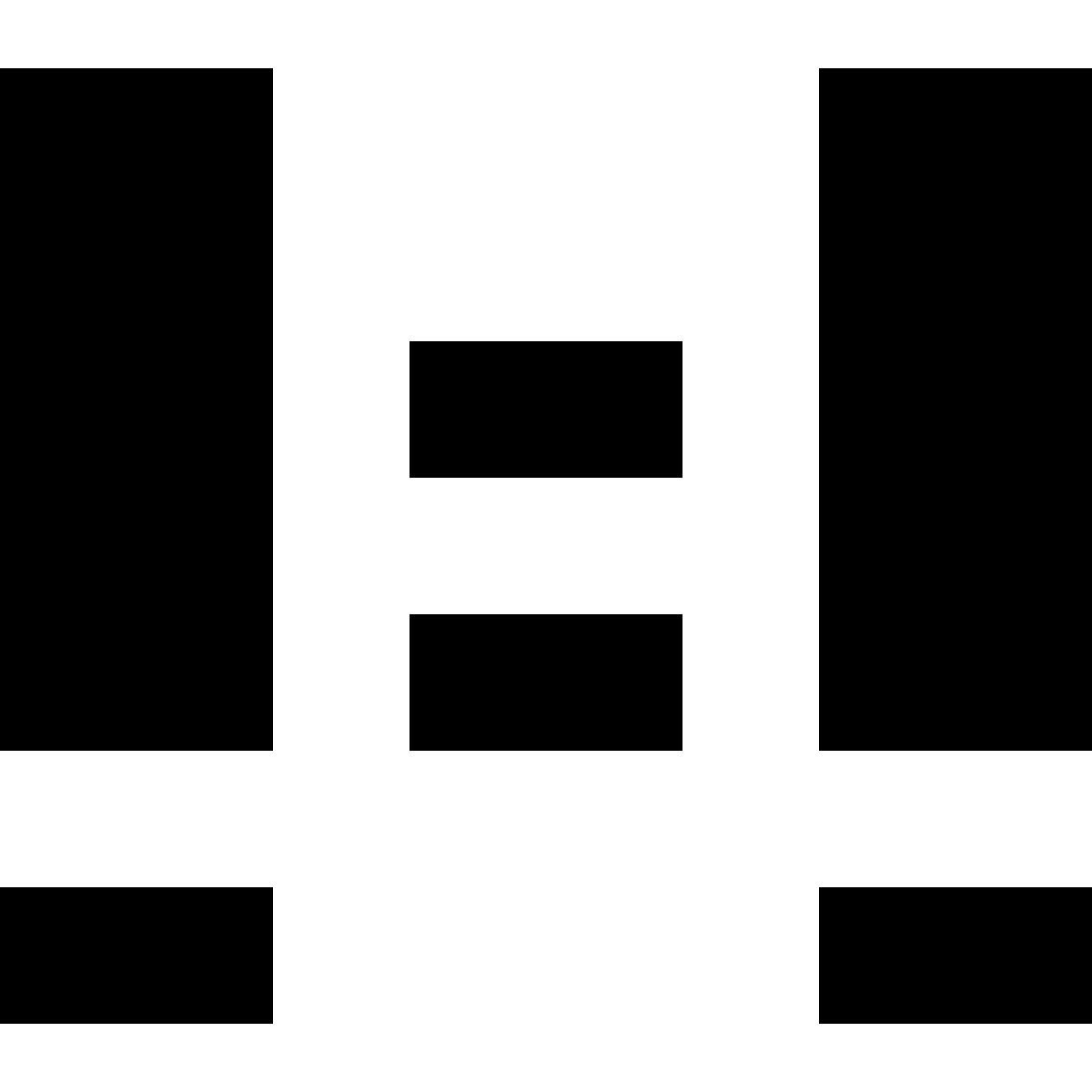 tiny glyph style equivalente icon