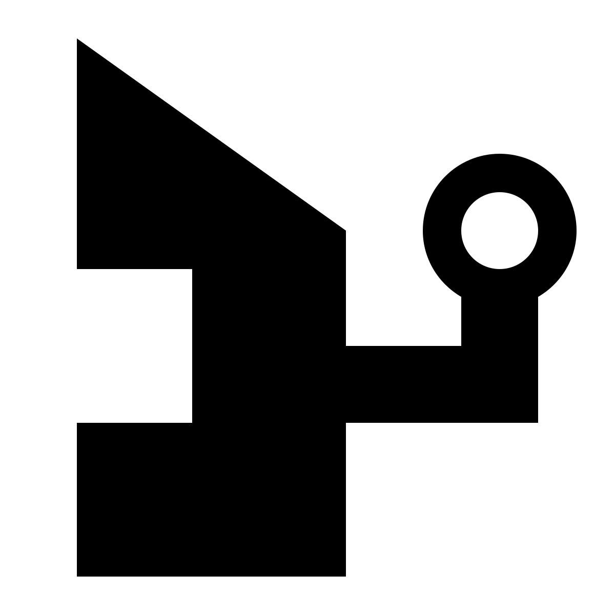 tiny glyph style exterior icon