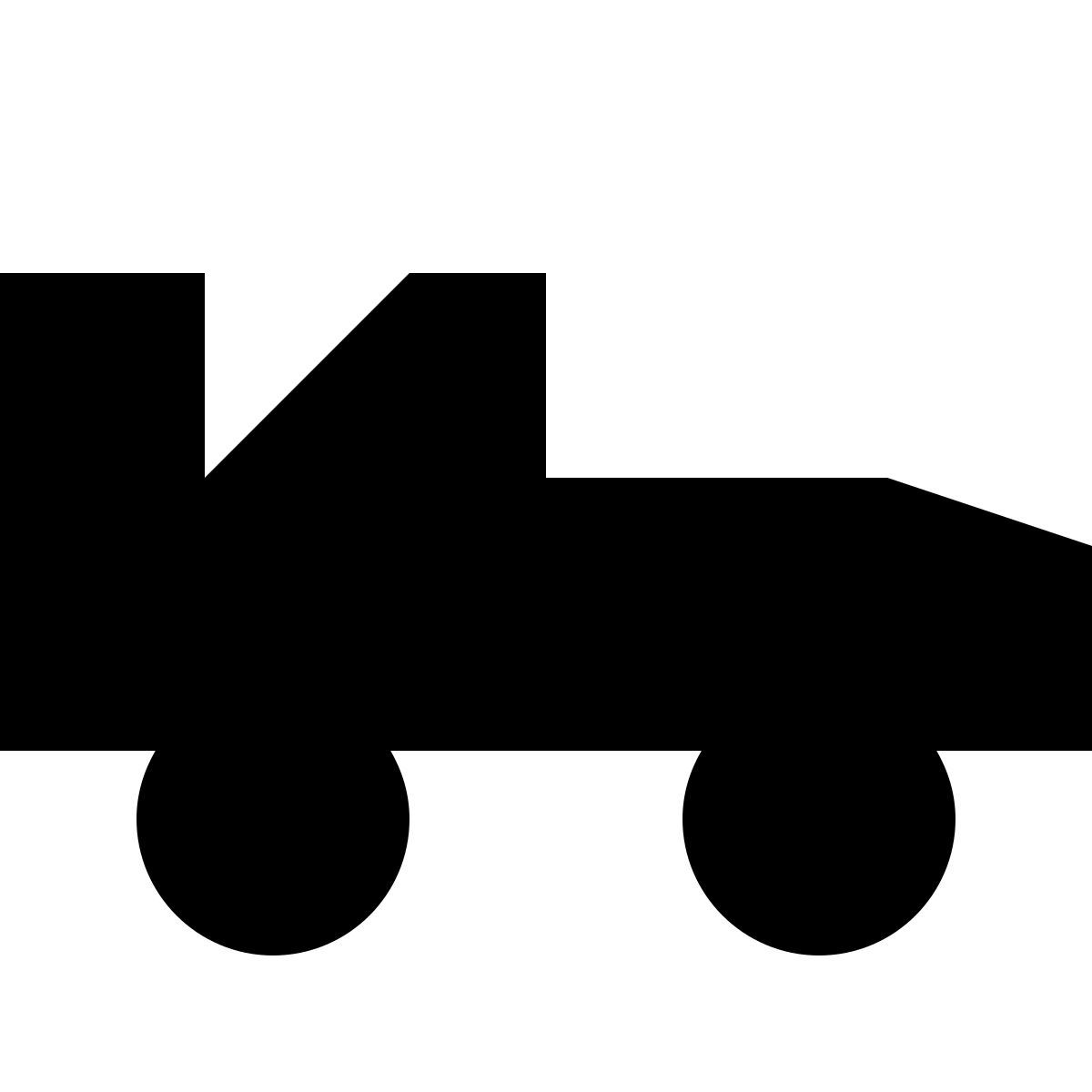 tiny glyph style voiture de course f1 vue latérale icon