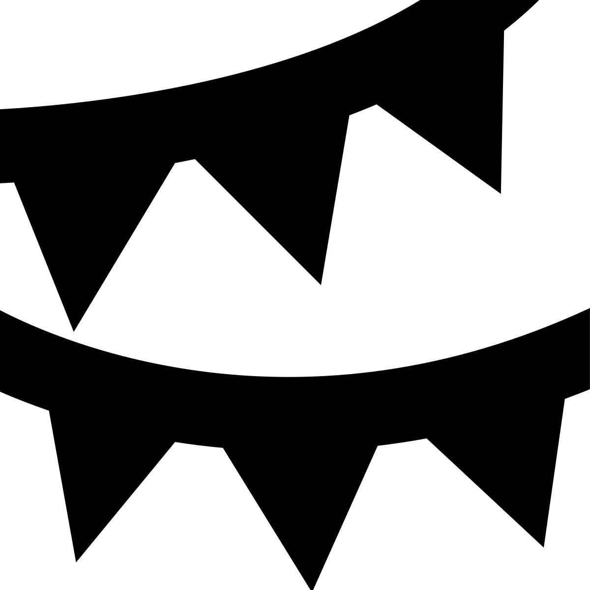 tiny glyph style festival icon