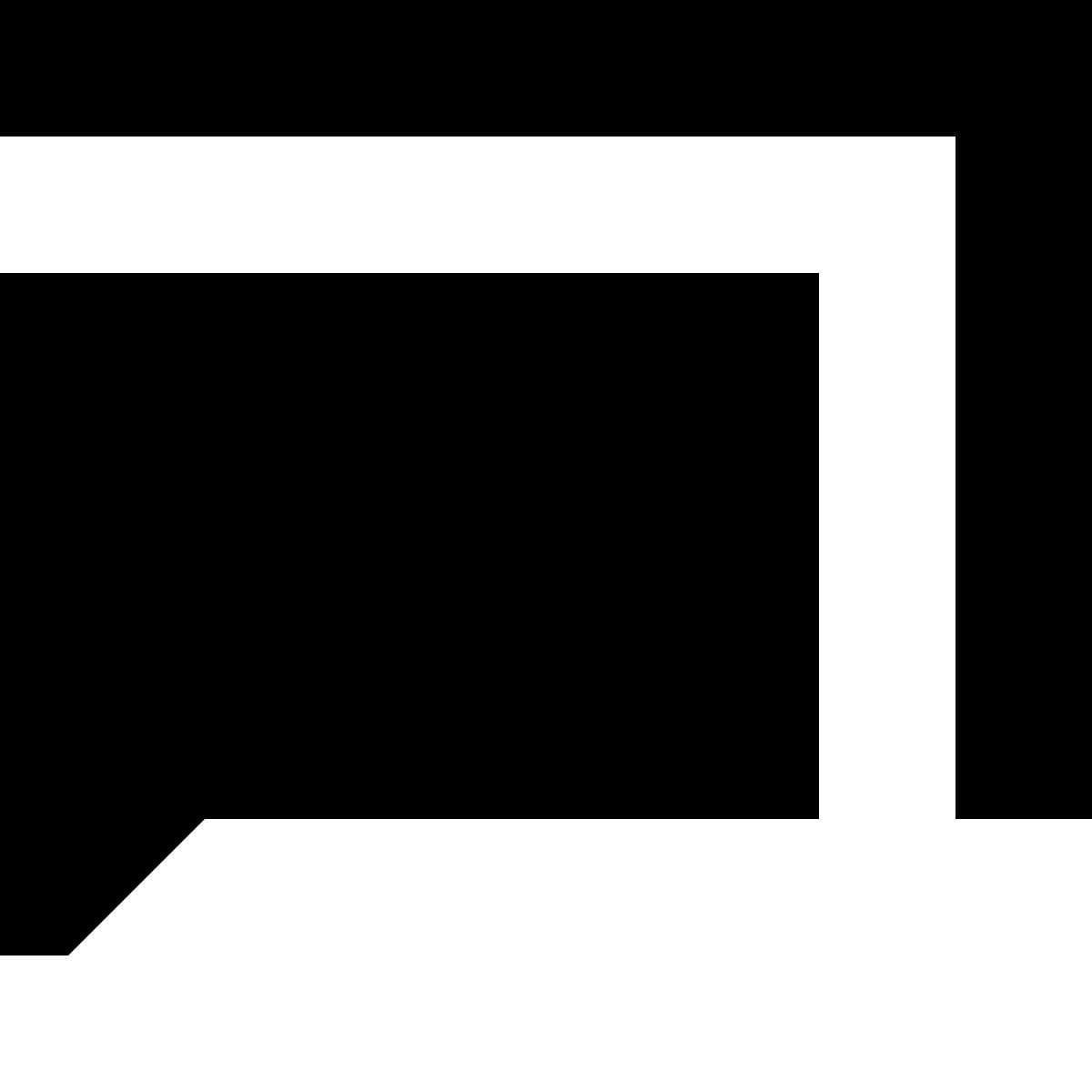 tiny glyph style чат icon