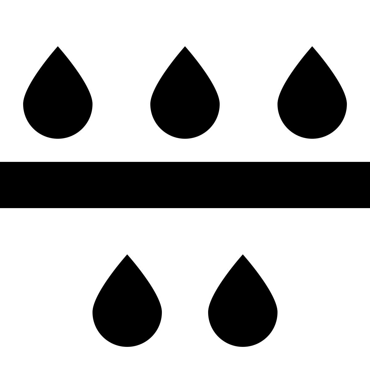 tiny glyph style filtration icon