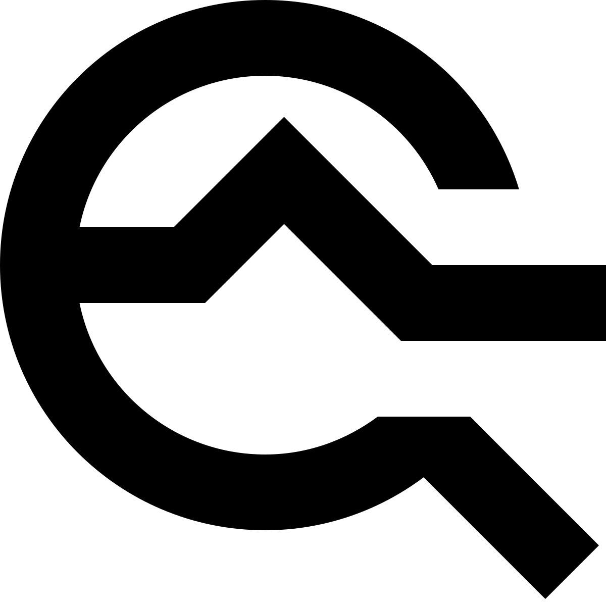 tiny glyph style data analysis icon