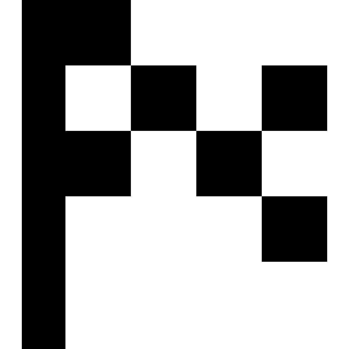 tiny glyph style zielfahne icon