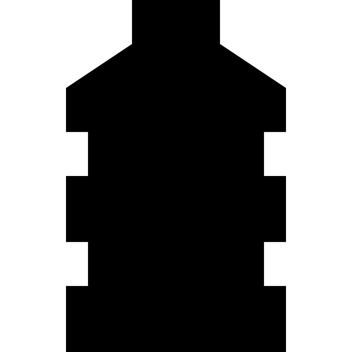 tiny glyph style extintor de incêndio icon