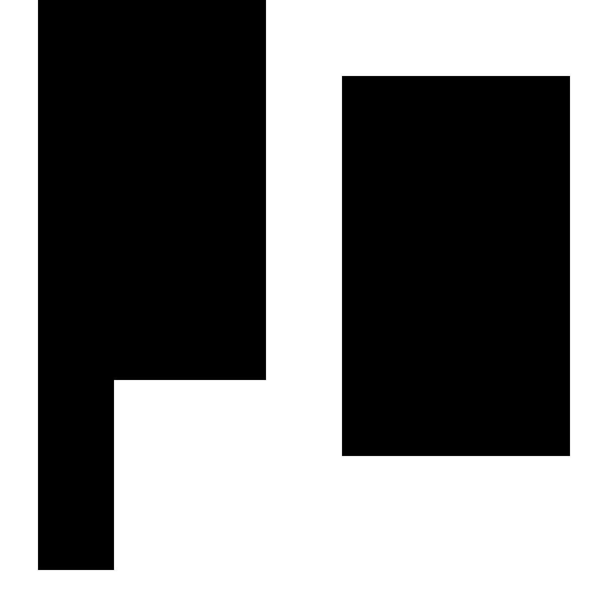 tiny glyph style flag icon