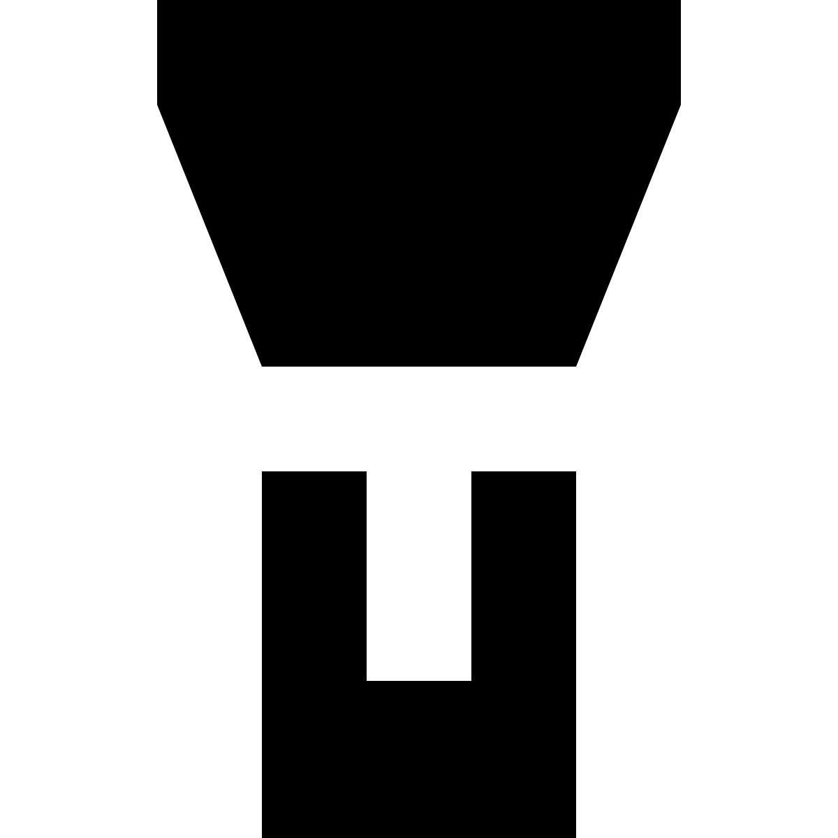 tiny glyph style flash light icon