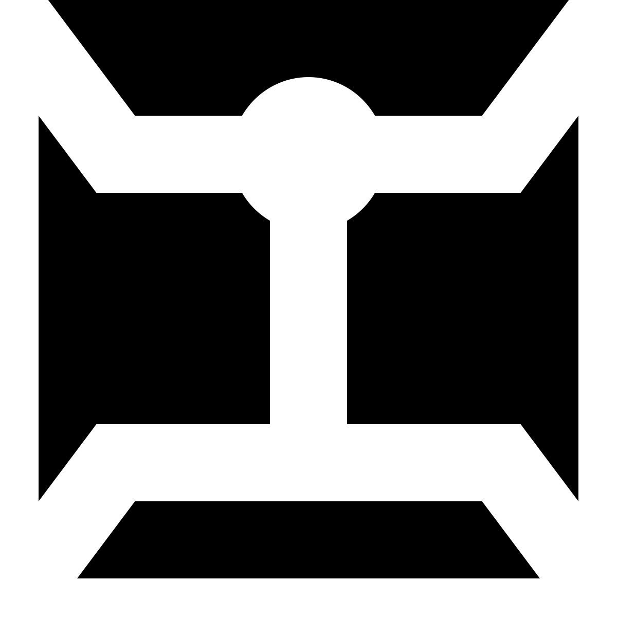 tiny glyph style flat mailer icon