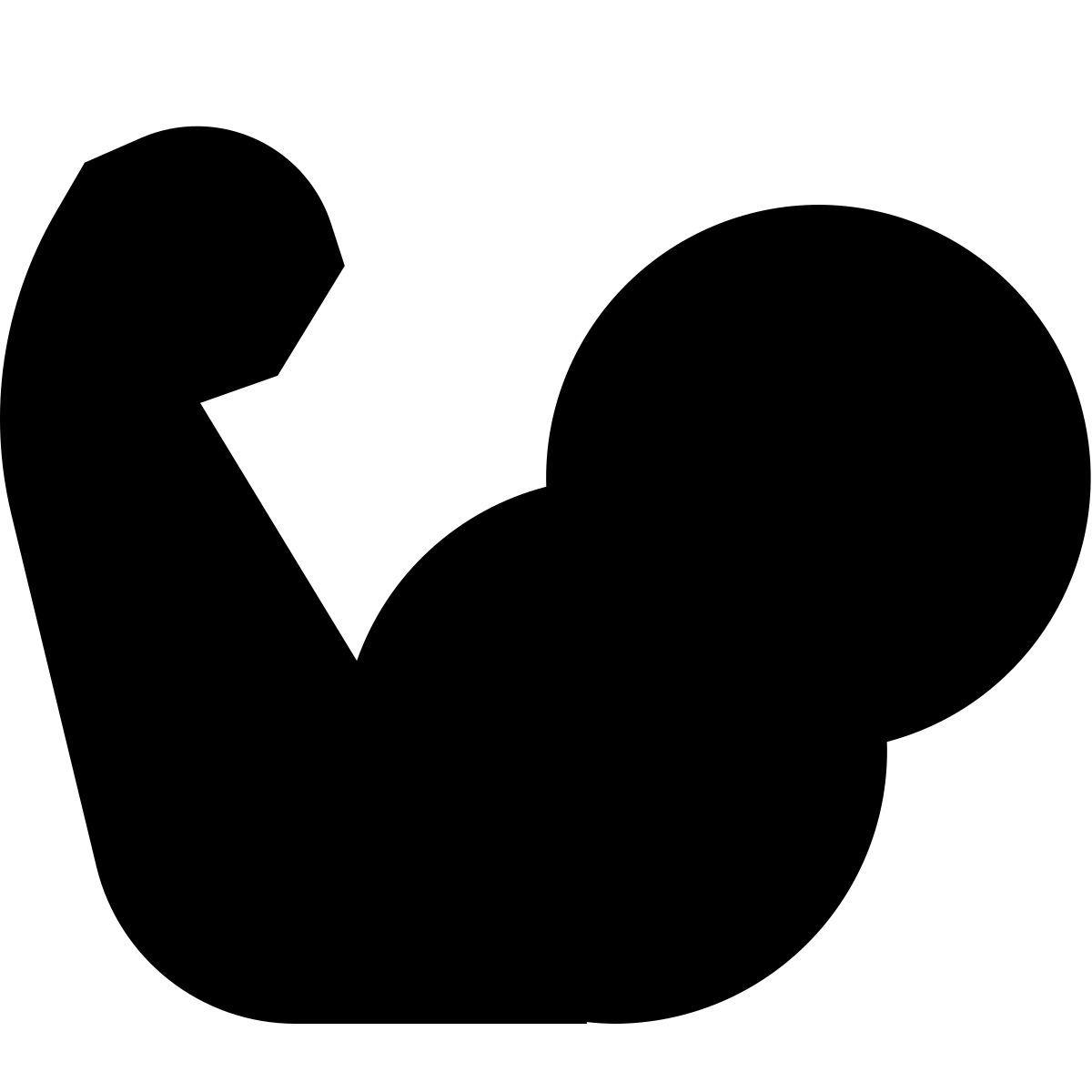 tiny glyph style bizeps icon