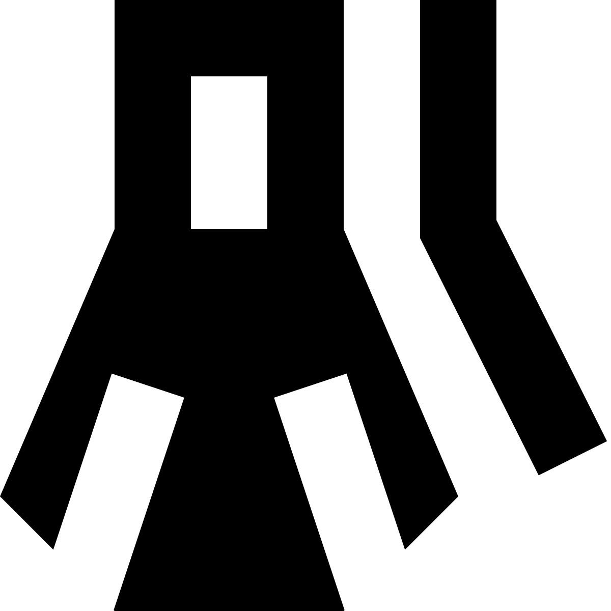 tiny glyph style palmes icon