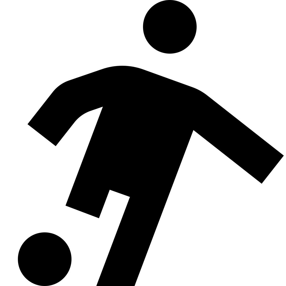 tiny glyph style fußball icon