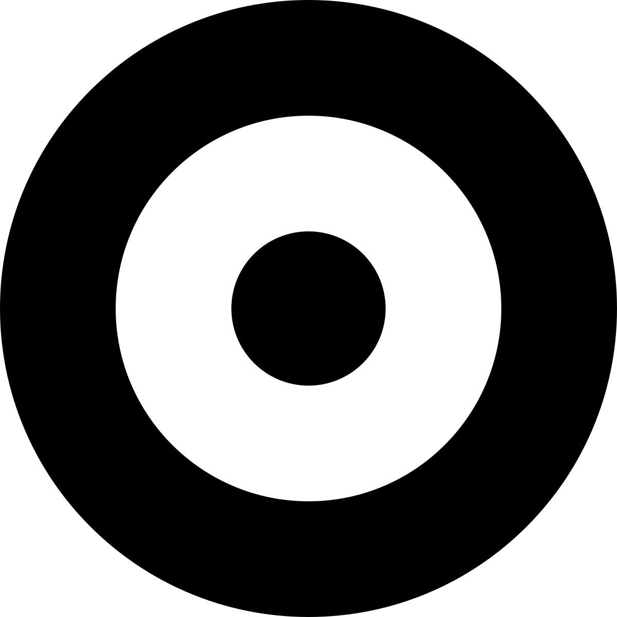 tiny glyph style フリスビーのディスク icon