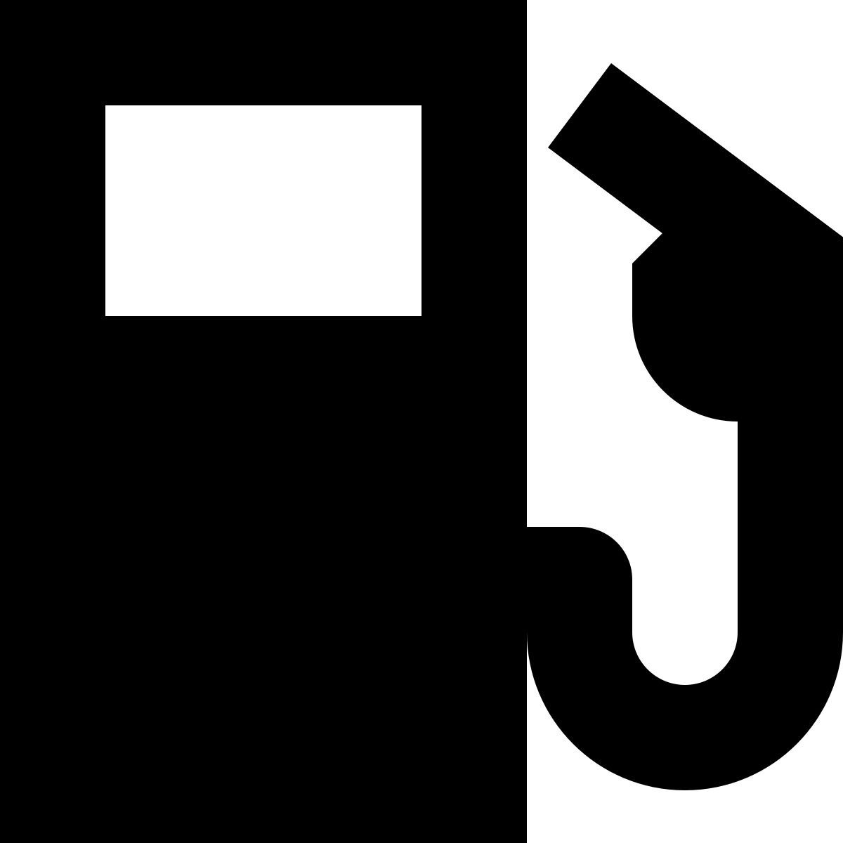 tiny glyph style benzinaio icon