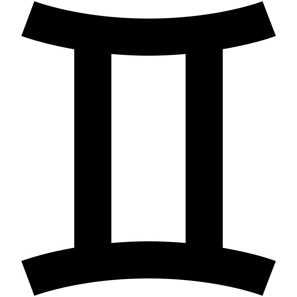 tiny glyph style gemelli icon