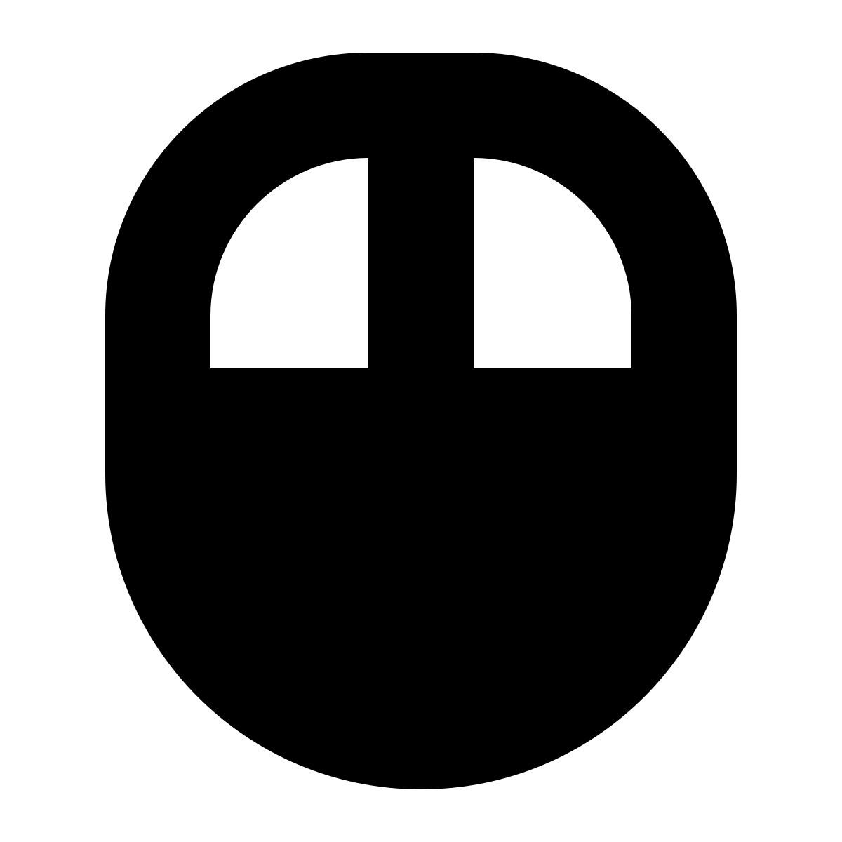tiny glyph style mouse generico icon