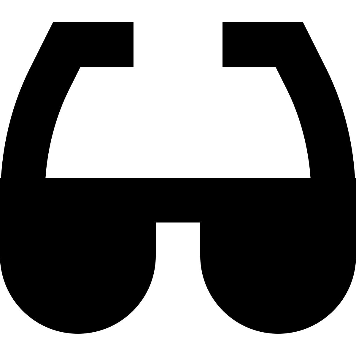 tiny glyph style 안경 icon