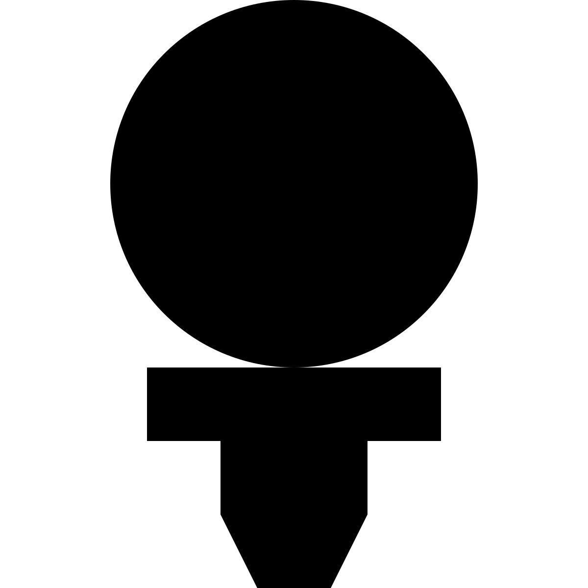 tiny glyph style bola de golfe icon