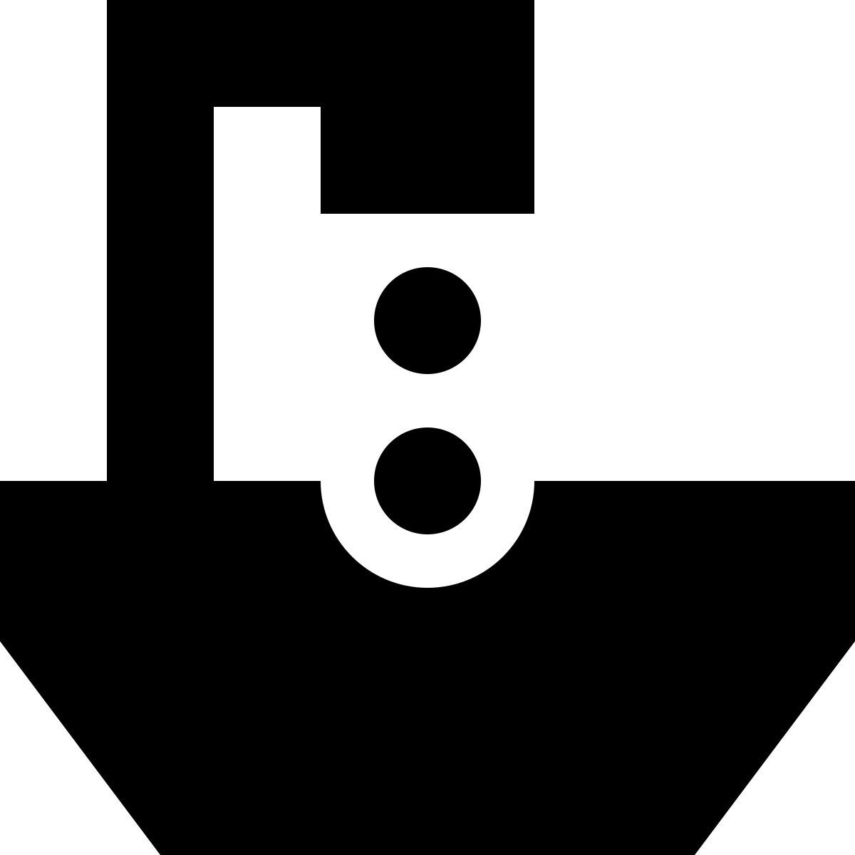 tiny glyph style haarwaschbecken icon