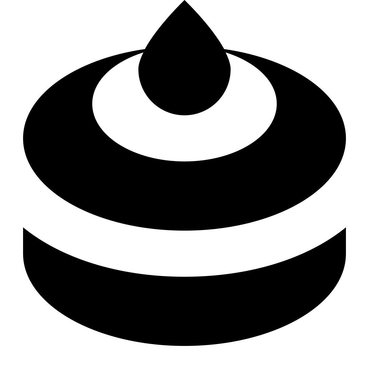 tiny glyph style donut hanukkah icon