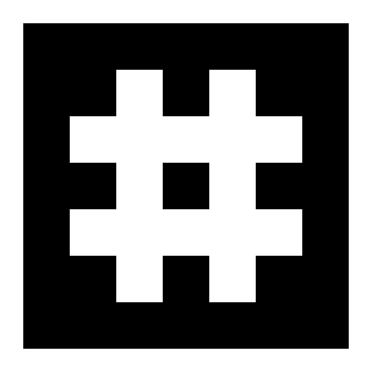 tiny glyph style 해시 태그 (2) icon
