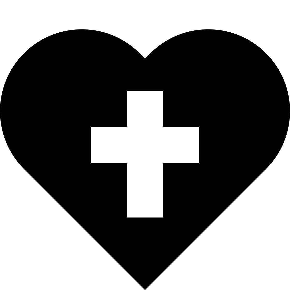 tiny glyph style 심장이 엇갈리는 icon