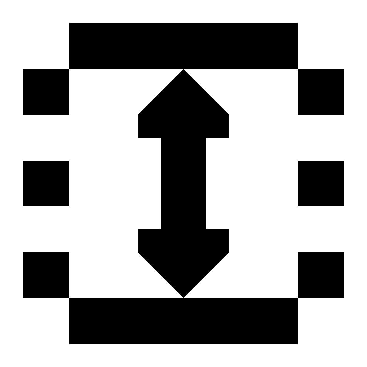 tiny glyph style 高度 icon