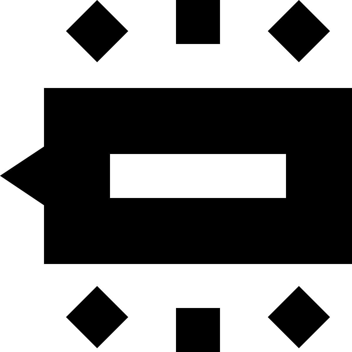 tiny glyph style hint icon