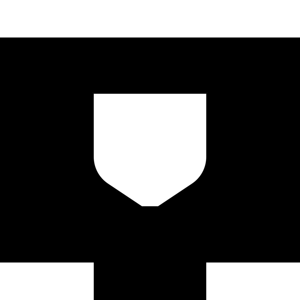 tiny glyph style hips icon