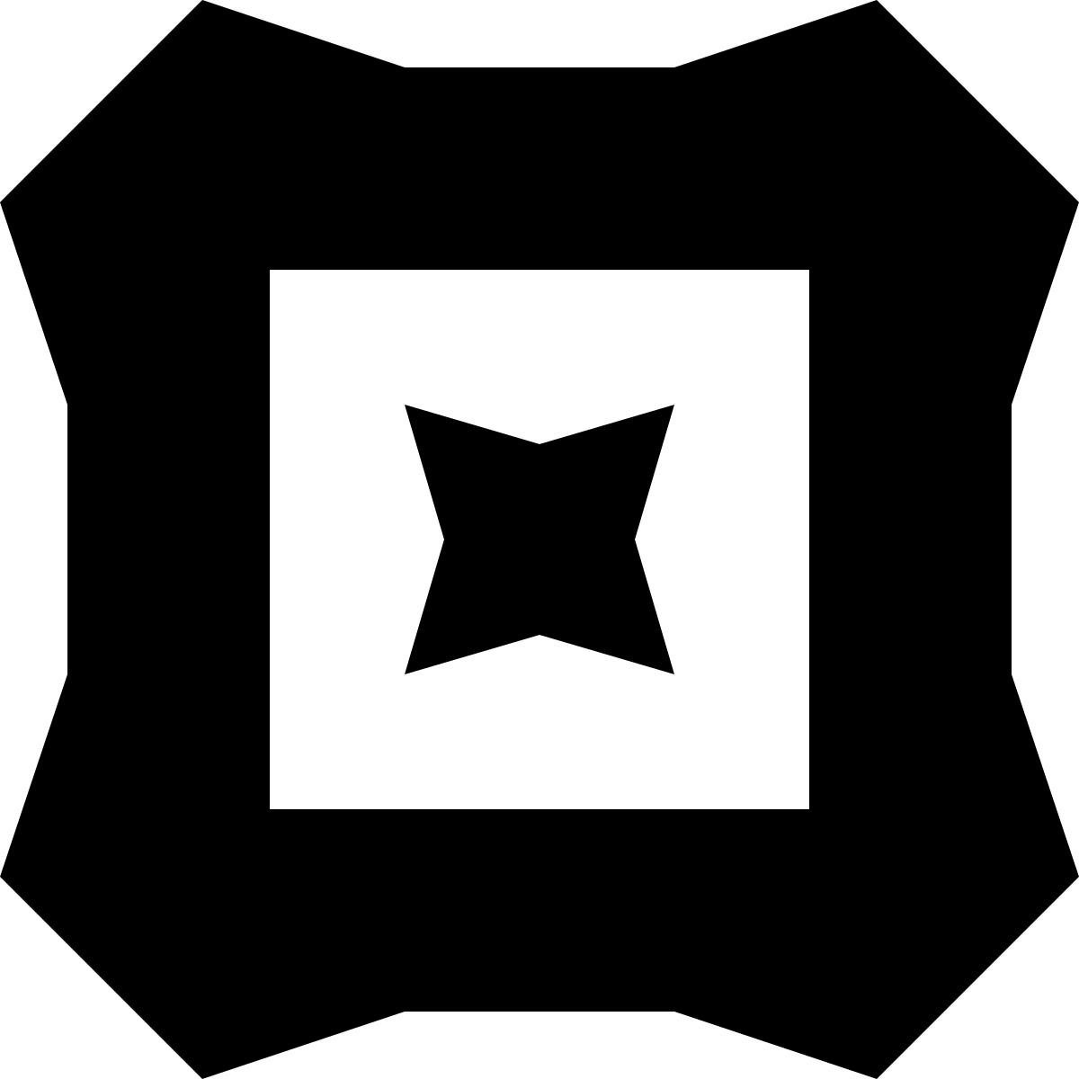 tiny glyph style opera d'arte icon