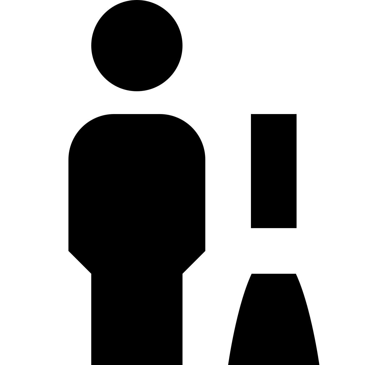 tiny glyph style haushälter icon