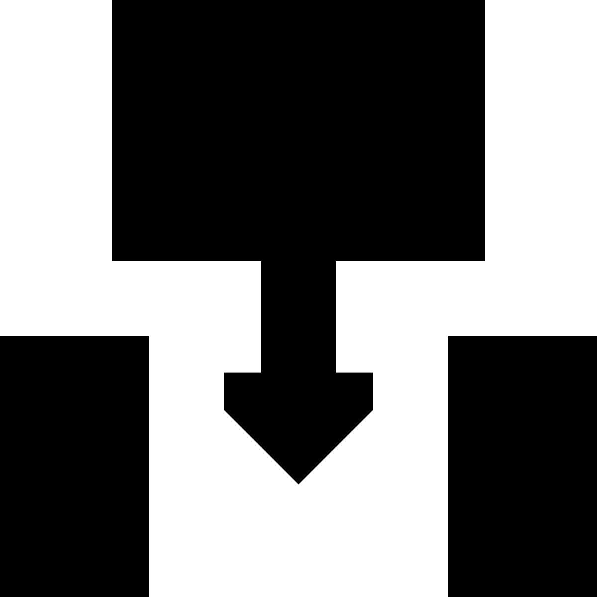 tiny glyph style insert icon