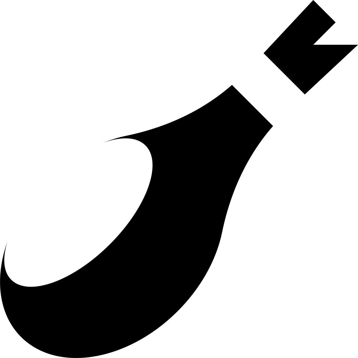 tiny glyph style schinken icon