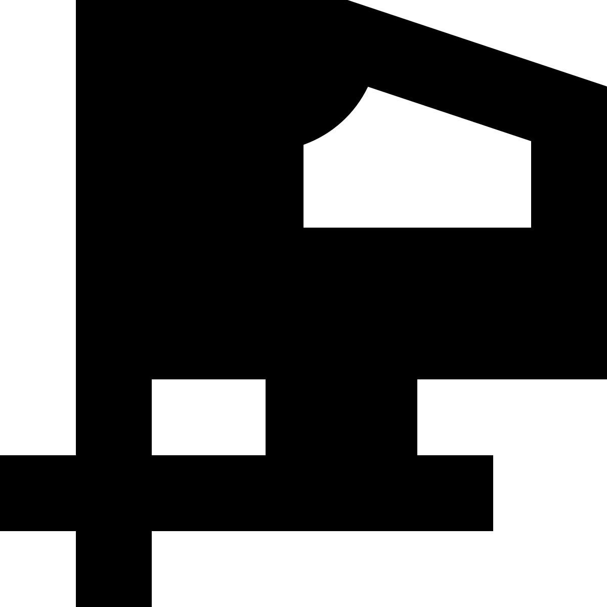 tiny glyph style jig saw icon