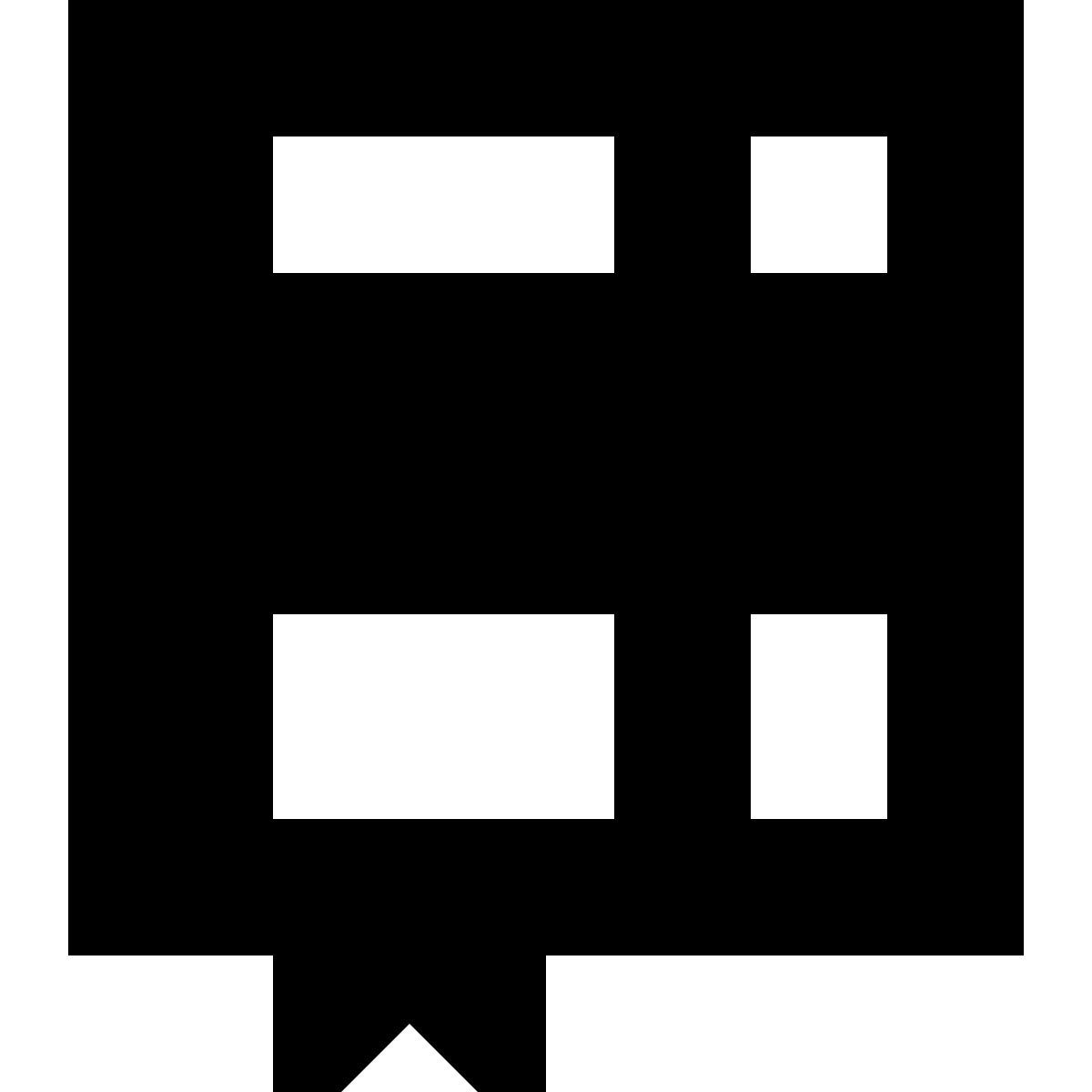 tiny glyph style journal icon