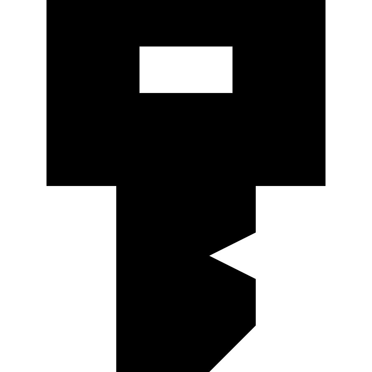 tiny glyph style 키 icon