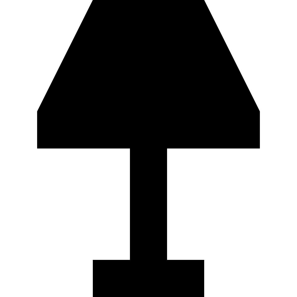 tiny glyph style 램프 icon