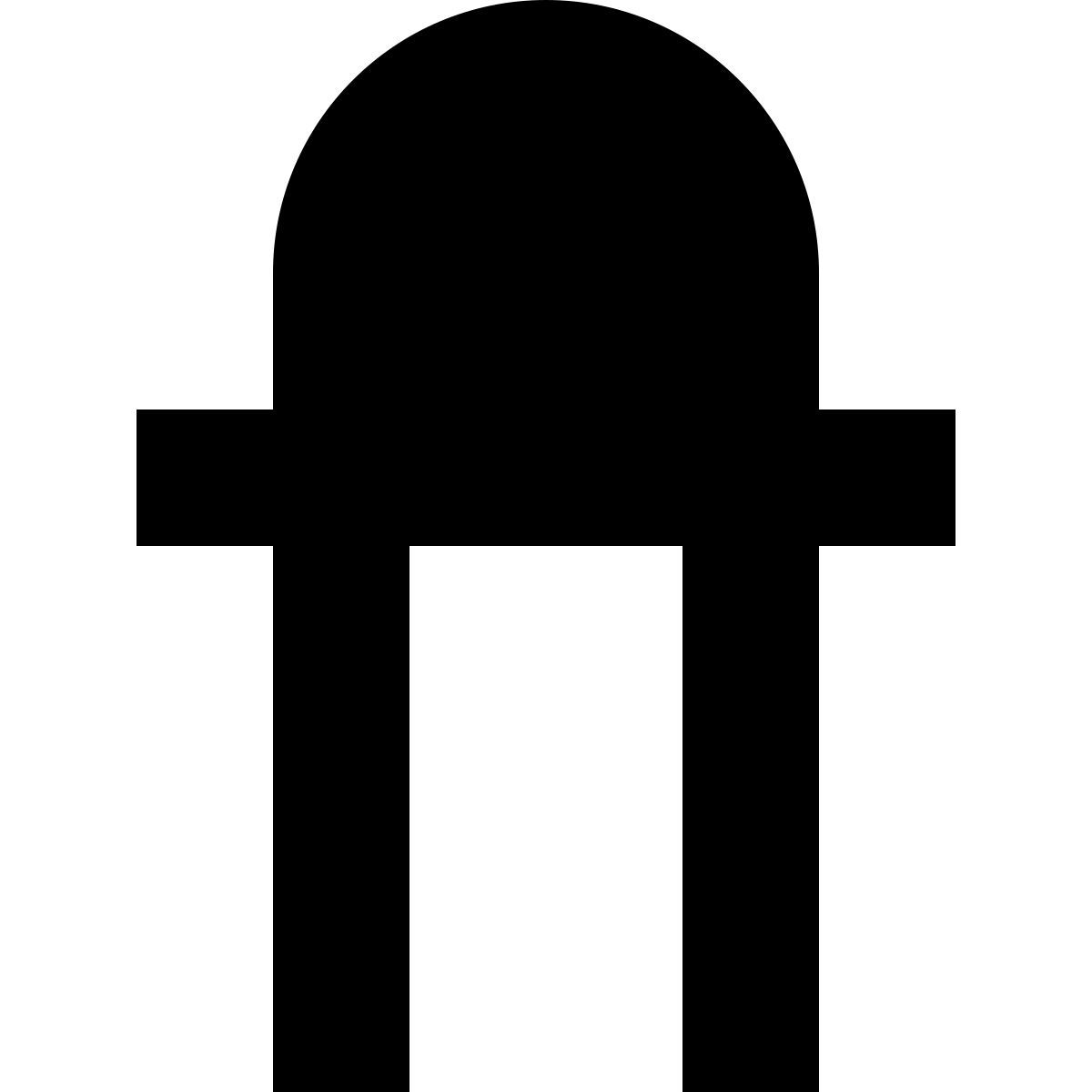 tiny glyph style led diode icon