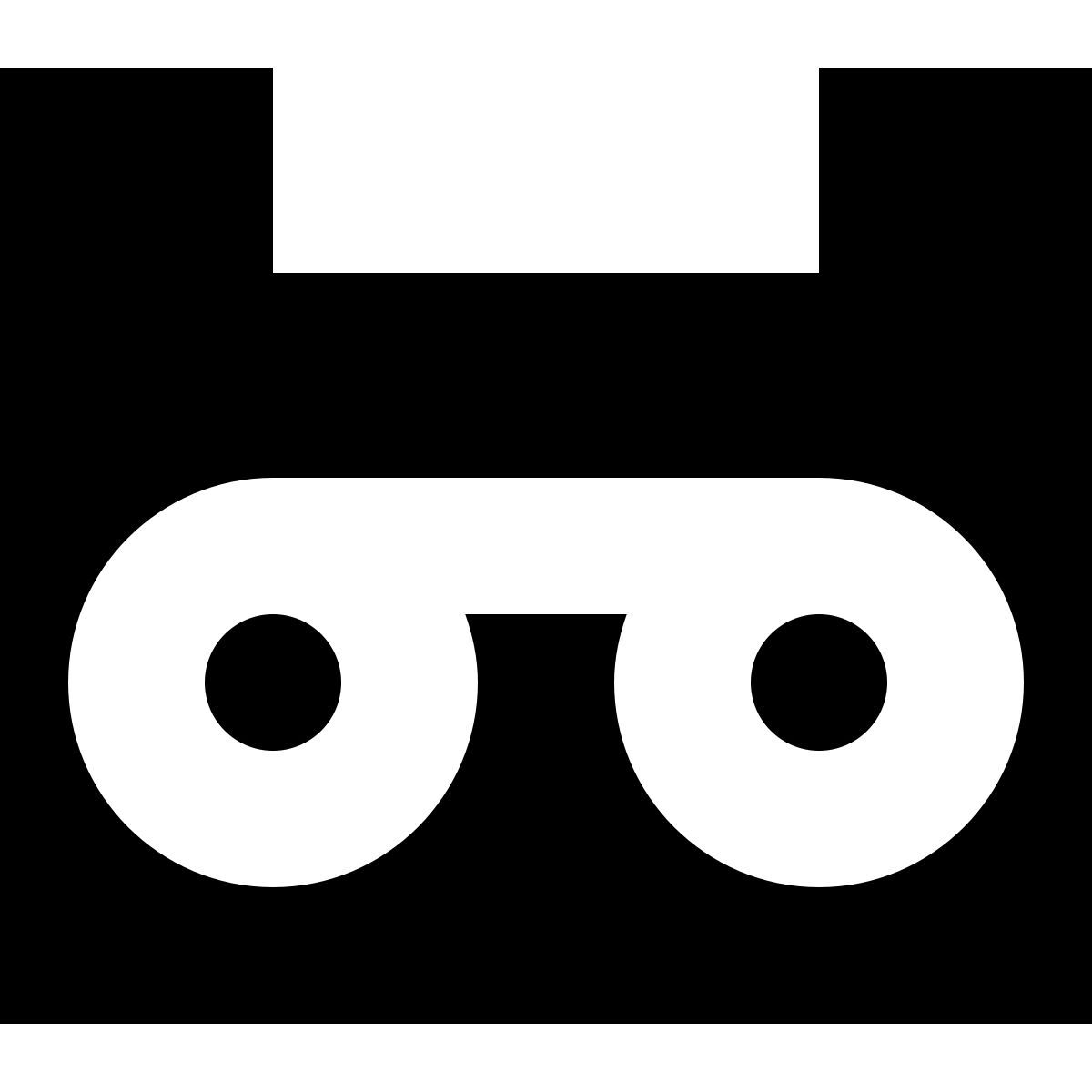 tiny glyph style 盒式磁带 icon