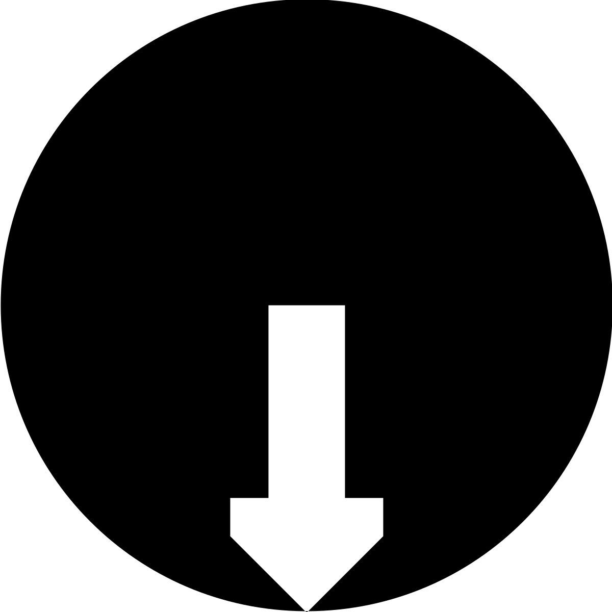 tiny glyph style cierre de sesión redondeado hacia abajo icon