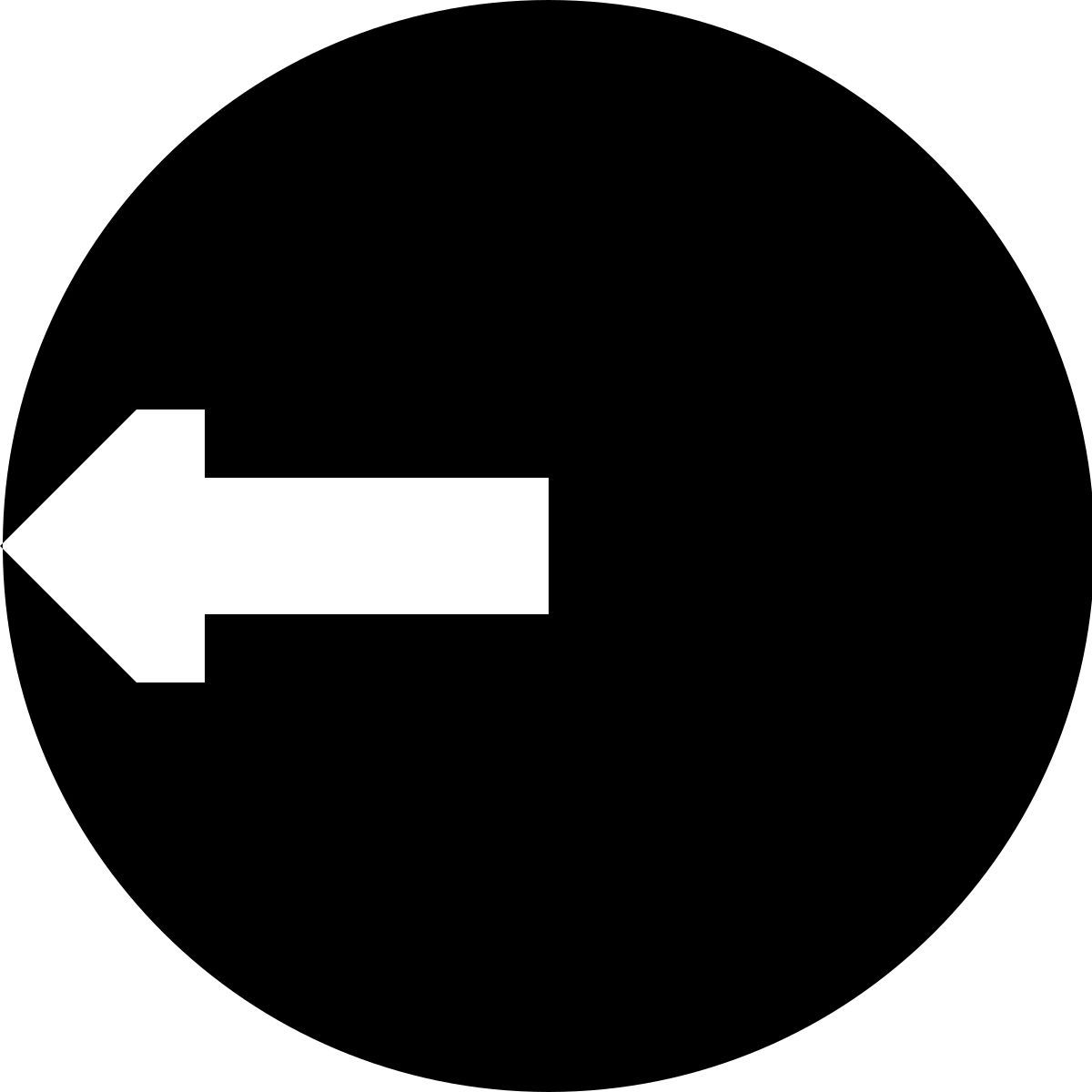 tiny glyph style cierre de sesión redondeado hacia la izquierda icon